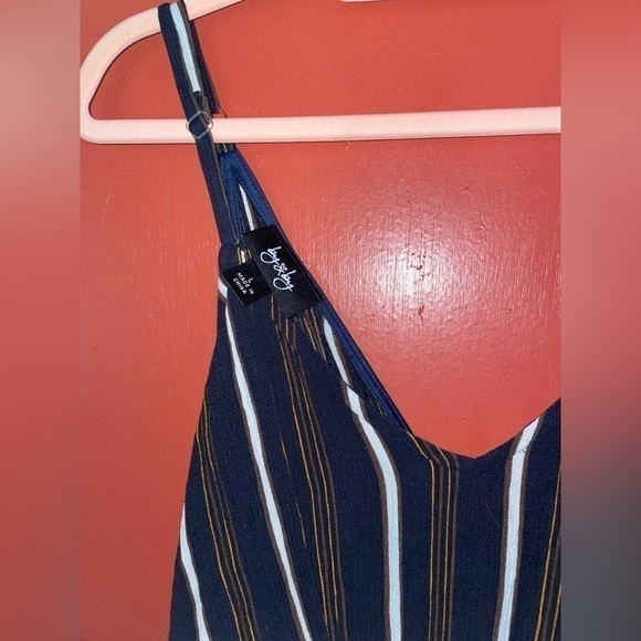 BY & by striped Romper Size L EUC - Picture 9 of 11